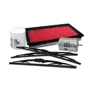 Sakura Front + Rear Wiper Blades & Filter Service Kit for Holden Commodore VL 3L