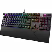 ASUS ROG Strix Scope II NX gaming keyboard with pre-lubed ROG NX STORM switches sound-dampening foam