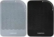 2 Heat Resistant Mats for Curling Irons, Hair Straightener, Flat Irons and Ha...