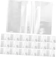 COMNESTBI 20Pcs Clear Book Covers Protective Sleeves for Textbooks Transparent Book Cover for School and Home Use