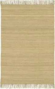 Carpet Hand Knotted Jute Natural Beige 2x8 Area Runner - Approx 2' 6"x 8'