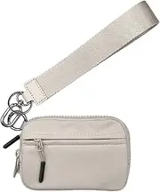 [Generic] Coin Purse Wallet, Lanyard Coin Pouch, Zipper Wallet Holder, Small Wallet for Men, Change Pouch Purse, Portable Purse Wallet, Card Holder Zipper, Credit Card Holder, Coin Purse, Beige, Refer to
