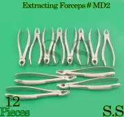 12 Extracting Forceps # MD2 Surgical Dental Instruments