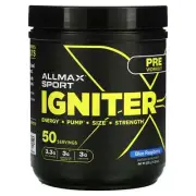 2 X ALLMAX Nutrition, Igniter, Pre-Workout, Blue Raspberry, 11.28 oz (320 g)