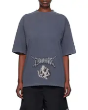Monster graphic-print T-shirt S,XL,XS,L,M Gray