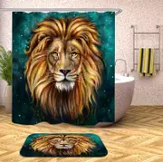 Handsome Lion Shower Curtain
