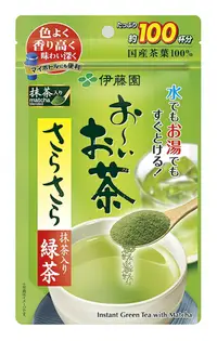 在飛比找DOKODEMO日本網路購物商城優惠-[DOKODEMO] 伊藤園 抹茶入綠茶粉 80g