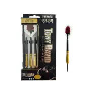 Formula Sports Tony David Golden 90% Tungsten Dartboard Darts 23 Gram
