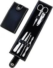 FOMIYES Professional Manicure Tool Set 6pcs Nail Clippers Nail Trimmer Nail File Metal Nail Cutting Kit for Home Use