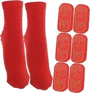 Healeved 4 Pairs Self Heating Socks Warm Breathable Non-slip for Yoga Men Women
