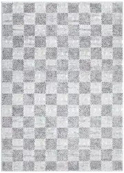 Dorado Grey Checkered Rug