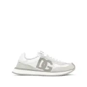 [Dolce & Gabbana] Dolce & Gabbana DG Cushion Mixed-material Sneakers 36 IT WHITE/NEUTRALS