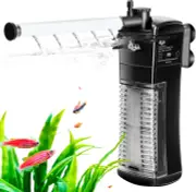 AQQA Aquarium Internal Filter Submersible Power Filter In-Tank with Adjustable W
