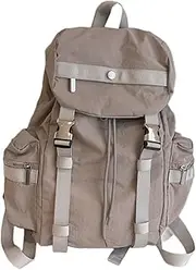 [Perfeclan] Backpack for Women Men Portable Travel Daypack for Shopping Climbing Hiking Gift