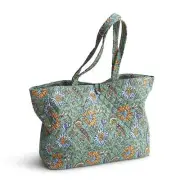 Vera Bradley Premium Cotton Hathaway Tote Gemstone Paisley