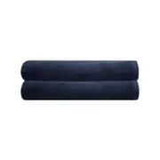 Chateau 2pack Bath Sheet 80x160cm Navy
