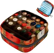 Period Bag,Sanitary Napkin Storage Bag,Ancient Paper Umbrella,Tampon Holder for Purse