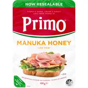 Primo Manuka Honey Sliced Leg Ham 100g