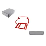 Grey Seat Cushions with Frame Fits International 363219R91 Fits Cub 236683A1