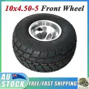 10x4.50-5 5" Front Wheel Tyre Rim For Go Kart Golf Cart Drift Trike Racing Cart