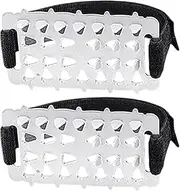 [Generic] Ice Cleats for Shoes,Winter Overshoe Ice Grippers - Snow Walk Traction Cleats, Anti Slip Shoe Spikes Grips Traction for Hiking, Fishing, Walking, Climbing, Mountaineering