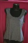 girls blue/white stripe top by now a k-mart brand size 18