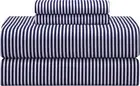Feather & Stitch Softest 100% Cotton Sheets, 300 Thread Count Percale Weave Bedd