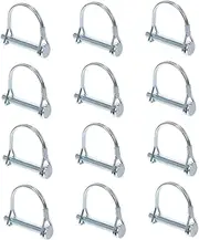 SOLUSTRE 12pcs Lock Pin Duty Hitch Locking Pin Locks Cars Heavy Tow Secure Handle Trailer Pins Rolling Kit Latch Round Safety Coupler Pin Walker Release Race – Quick Carbon Steel