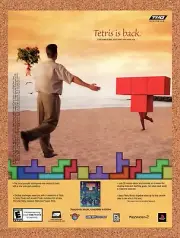 2001 Tetris Worlds PS2 Original Advertisement / Retro Wall Art v1