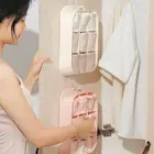 Storage Case Wall-mounted Separate Storing Closet 9 Compartments Briefs Storage