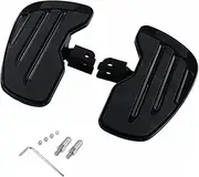 GYMAKR Motorcycle Footpeg Front Foot Pegs for Harley Softail Fat Boy 114 Breakout FLDE FLSL 2018-2022 Driver Foot Rest Motorbike Highway Footboard (Black), GY484