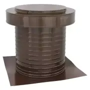 Unbranded Static Vent 15"x18"x18" Aluminum in Brown Corrosion Resistant Indoor