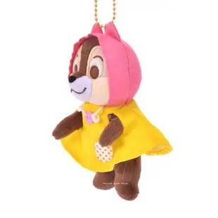 迪士尼【SAS日本限定】迪士尼商店 Disney Store 奇奇蒂蒂『 奇奇 』 雨衣版 珠鍊吊飾玩偶娃娃