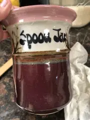 Signed FRANK MASSARELLA Large Studio Art Spoon Jar CONTAINER Ojai CA