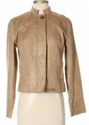 NWT Chico's Bronze Jacquard Linnea Jacket Size 0 (XS/S)