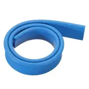 Window Glass Shower Doors Replacement Squeegee Rubber 15.75 Inch, Blue