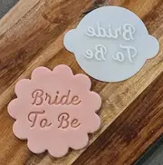 Enticedecorations Bride To Be Wedding Embosser, Cookie Stamp, 1 Piece