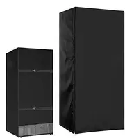 Refrigerator Dust Cover, Zipper Waterproof Upright Freezer Cover, Fridge Protective Supplies with Handle for Home, 22.05x22.83x33.86/22.83x22.83x55.91/24.02x29.92x66.93 inches