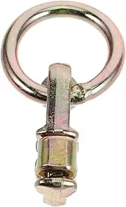 Truck Bed Anchor Points Iron Made Lockable Tie down Ring Cargo Trailer Hook Ring Tie down Kit Sturdy Load Securing Hooks
