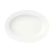 Oneida L5800000367 Luzerne Verge 12" x 8.5" Oval Porcelain Platter - 2 Doz