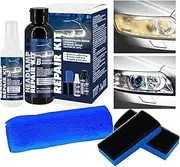 Headlight Cleaner and Restorer Kit - Long-Lasting Automatic Headlight Refresh - Headlight Coating and Cleaning Solution for Car Headlight