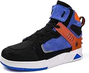 JiuQing Motorcycle Riding Shoes Street Motorbike Boots for Men Side Zipper Anti-Slip Sneakers
