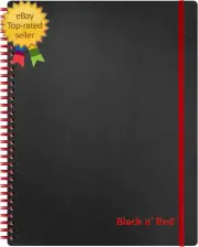 Notebook, Business Journal, 11" X 8" 70 Sheets Ruled Optik Paper Scribzee App