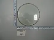 FLAT ROUND GLASS WITH A BEVELED EDGE, Ø 4″ OR 10,2 CM