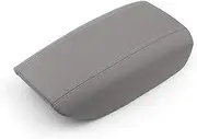 LUMIXE Armrest Cover Leather Synthetic Center Console Lid, for VOLVO, S80 1999-2006 Armrest Center Console Cover Armrest Lids(Grey)
