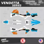 Graphics Kit for Husqvarna FE350 FE450 FE501 2020-2023 Vendetta-Orange