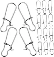 MOBUTOFU 100pcs Pin Connector Outdoor Fishing Snaps Professional Snap Clips High Strength Fishing Snap Fishing Clip Snap Wear-Resistant Fishing Lock Snap Fishing Clips Snap Fishing Tool
