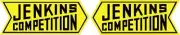Jenkin Competition Yellow Pair Decal