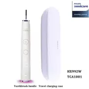 Philips Sonicare DiamondClean Smart 9300 Electric Toothbrush White Charging Case