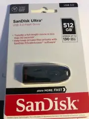 SanDisk SDCZ48-512G-AW46 USB 3.0 (512 GB) Ultra Flash Drive Brand New Sealed